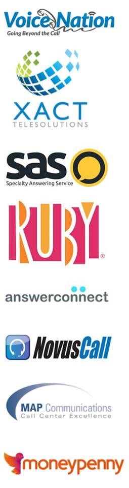 Top 10 Answering Service Company Logos